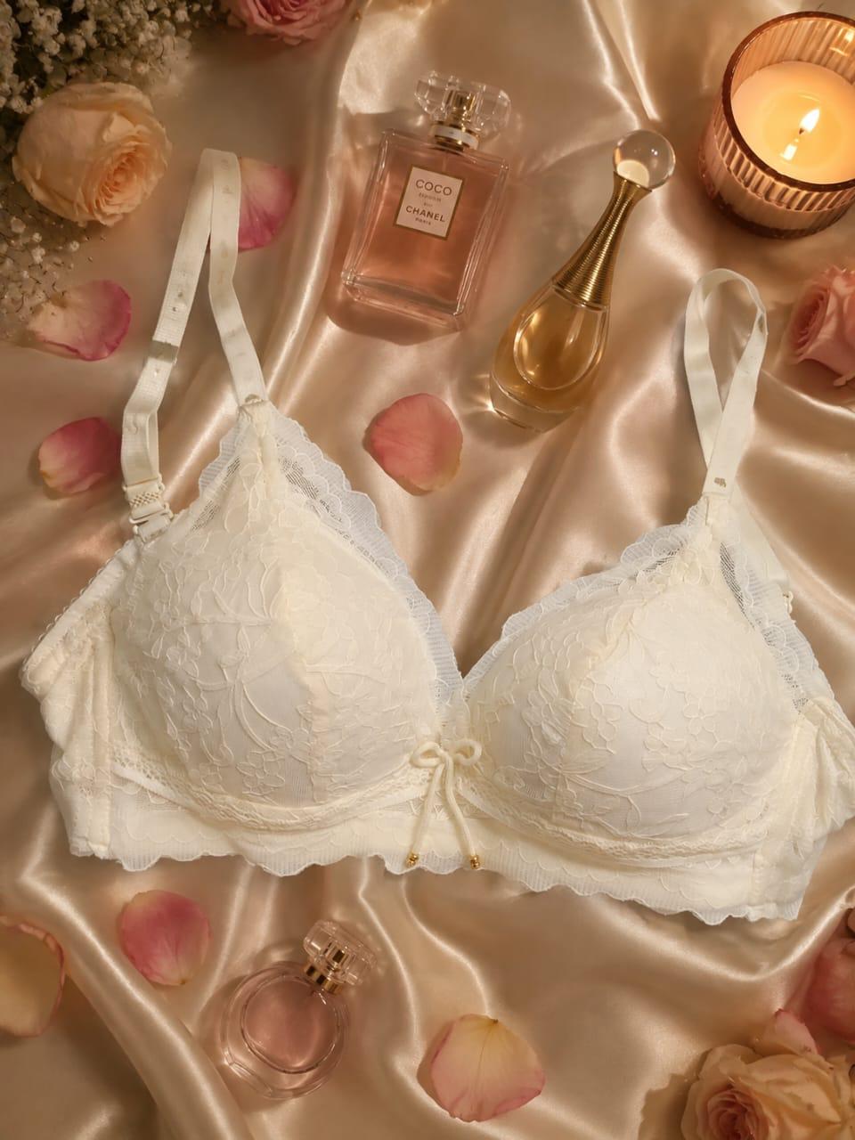 Luxury Floral Lace Bra | Women's Elegant Soft Lace Comfort Lingerie